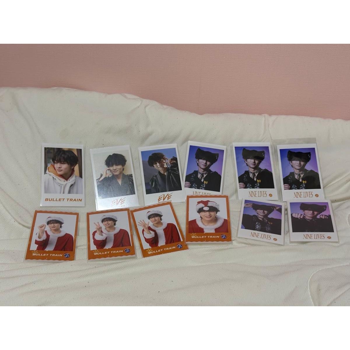 Used Super Express Haru Kashiwagi Yu Instax style trading card set