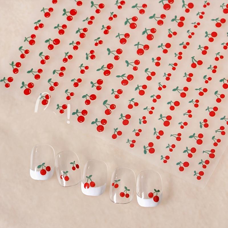 

Наклейки для нейл-арта Cherry Charm, Кавайный фруктовый дизайн, Переводные наклейки для ногтей, Декоративные слайдеры для нейл-арта DIY для украшения нейл-арта
