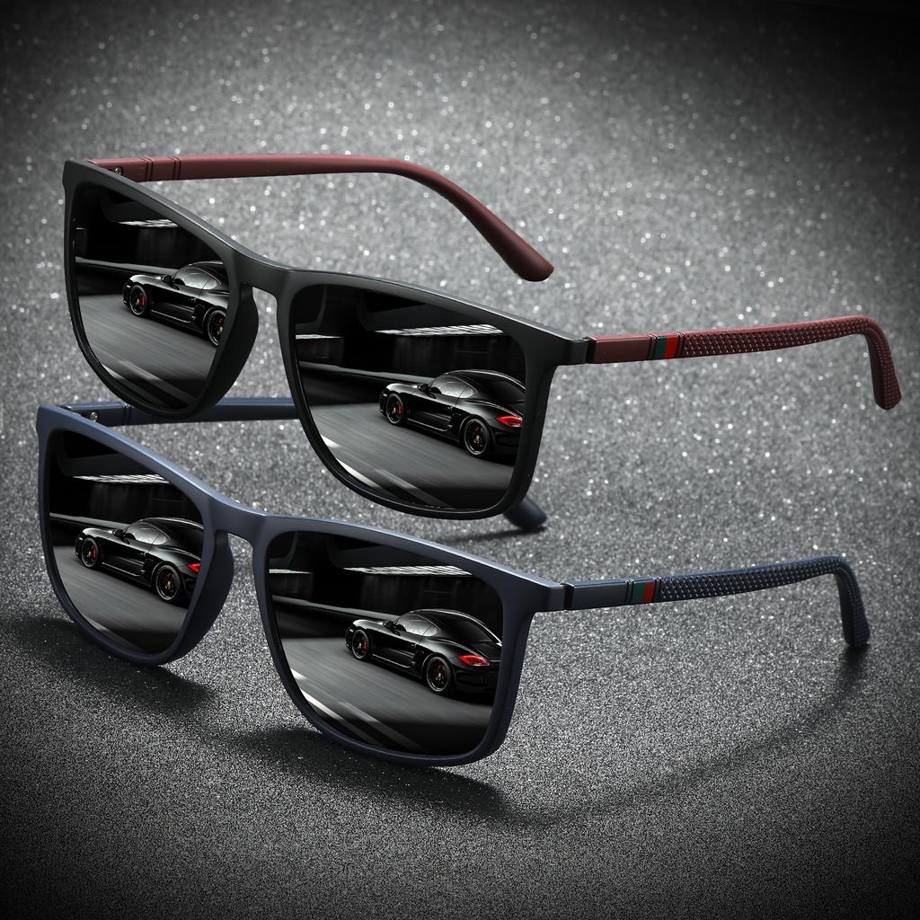 2/3PCS NEW Square Polarized Sunglasses Anti Glare Sun Shades For Summer Party Vacation Travel Driving Fishing UV400