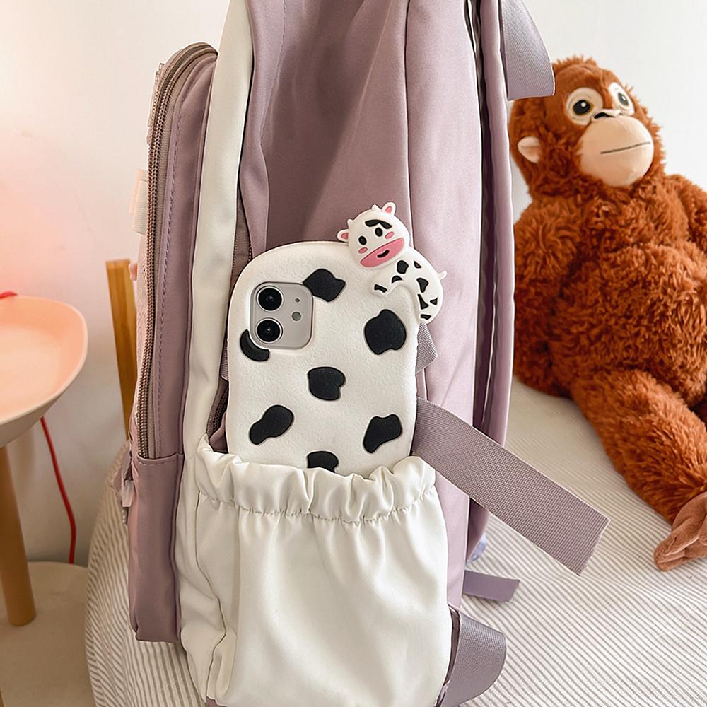 Kawaii Backpack with Pins Kawaii School Backpack Cute Aesthetic Backpack Cute Kawaii Backpack for Teenage Girls Trave