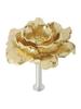 Furniture Upgrade 42*22mm Gold Floral Drawer Knobs Brass Cabinet Handles Sturdy Brass Material Versatile Drawer Knobs