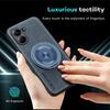 For POCO X7 X7 Pro Sheepskin Swivel Bracket Magnetic Soft Edge Anti Drop Anti Fingerprint Phone Case