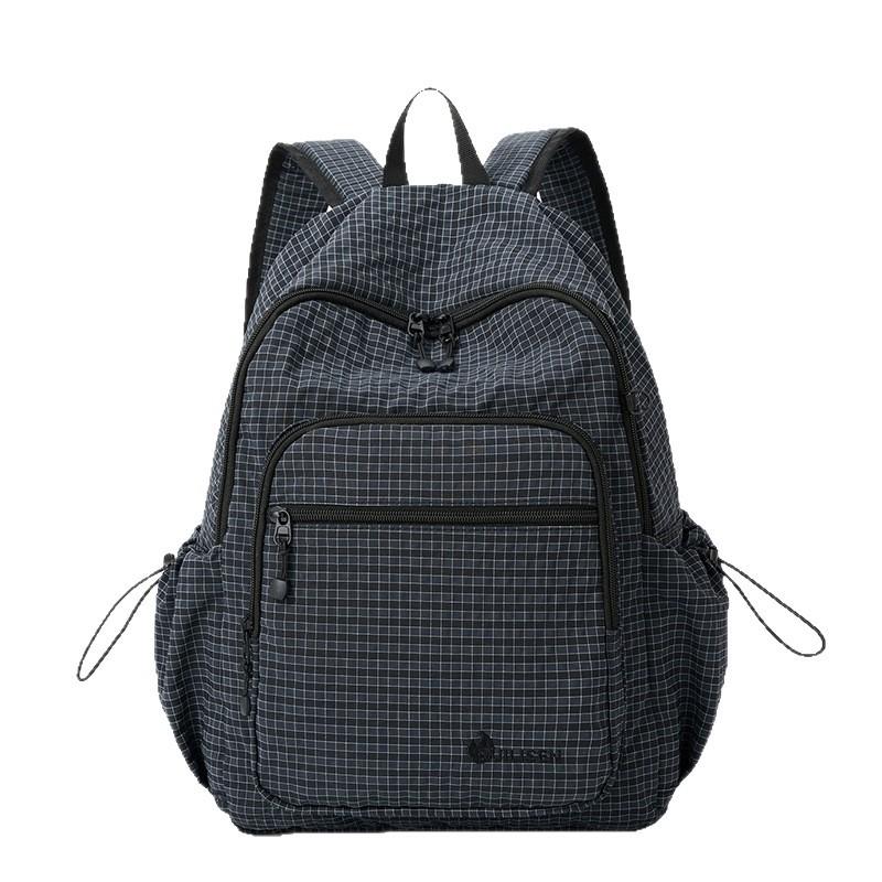 Schoolbag plaid student schoolbag women's bag small fresh Mori light backpack casual backpack can be customized backpack wholesale