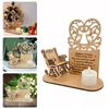 Christmas Heaven In Poem Tree Rocking Chair Candle Lights Memorial Ornament Gift