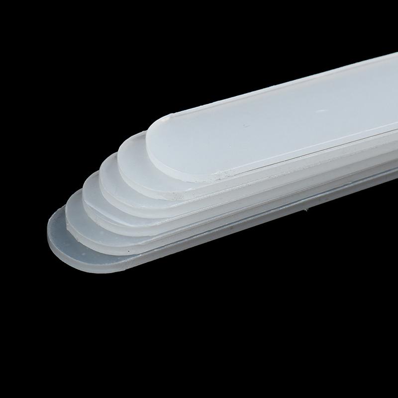 10Pcs Nail Art Tips Sticks Nail Display Acrylic Strips Practice Palette Manicure