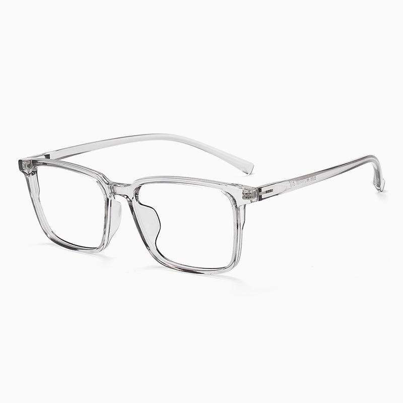 

ALICIA Большие очки Модные квадратные очки с полной оправой Ультралегкие очки TR90 с оптической оправой для коррекции зрения Черные мужские и женские