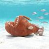 30CM Soft Realistic Lantern Fish Plush Toy Simulation Monkfish Cute Lifelike Sea Animal Lophiiformes Goosefish Doll Gift for Ki