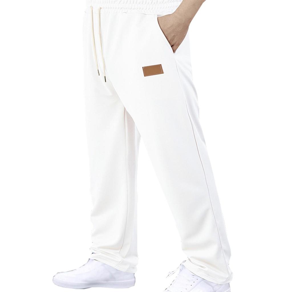 Men's Summer Drawstring Casual Pants Men's Breathable Sports Trousers