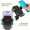 Bike Phone Holder, Heavy Duty Anti-Vibration Handlebar Mount, Universal Cell Phone Bracket for iPhone Samsung All Smartphones