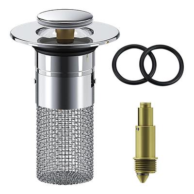 Sink Stopper Strainer Hair Catcher Stainless Steel Anti-Clog Filter for Washbasins Bathroom Sink Kitchen Accessories