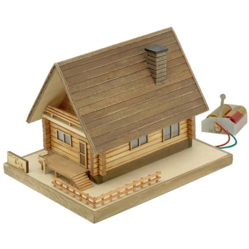 Woody Joe Akari No.2 Log House Forest House Wooden Model Assembly Kit (Building)