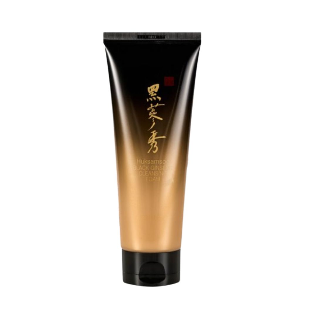 Huksamsoo Black Ginseng Cleansing Foam Deep Pore Purifying Facial Cleanser 150ml