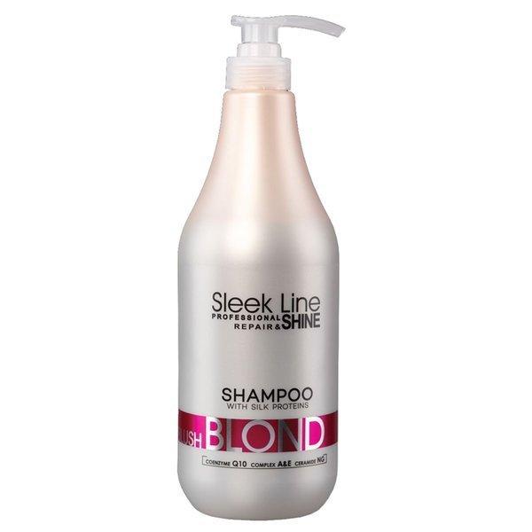 Stapiz Sleek Line Blond Shampoo For Hair Pink Shade 1000Ml