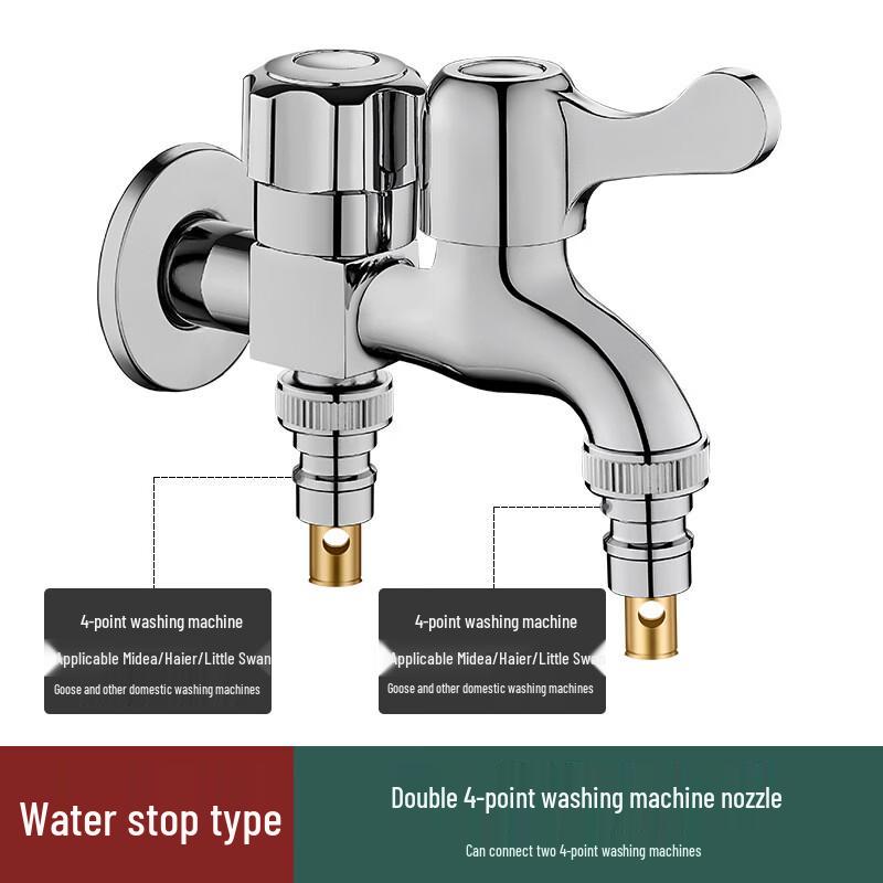 Extended Wall-Mounted Cold Water Faucet