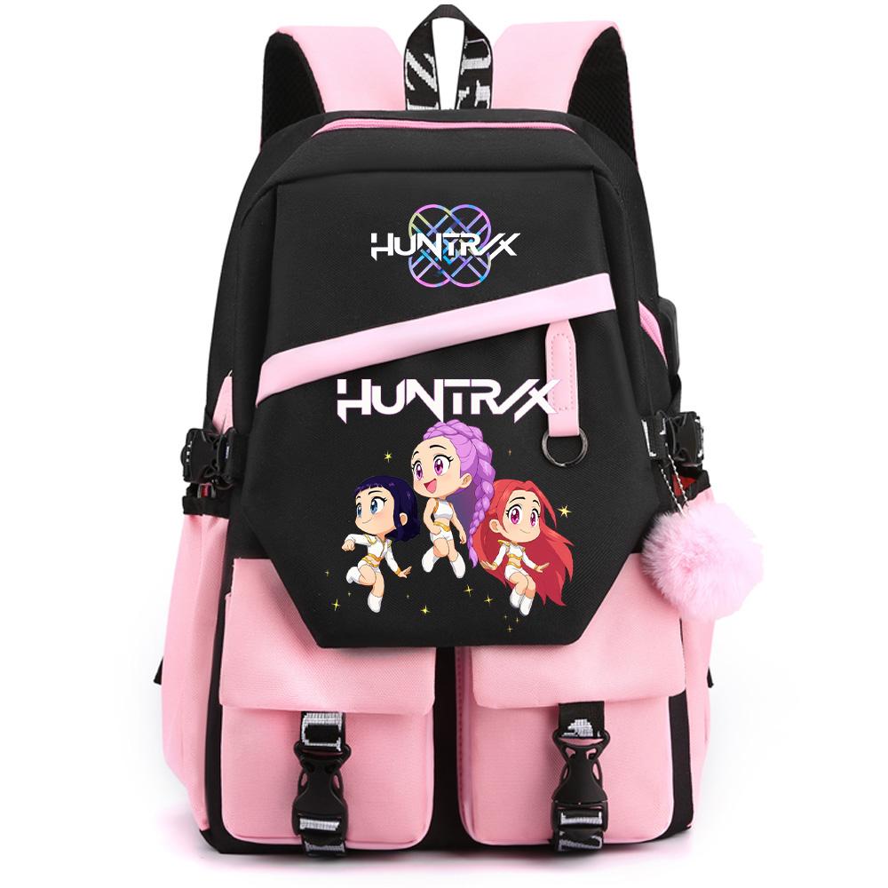 Anime K-Pop Demon Hunters Printed Large Capacity Backpack for Teenger Student Girl Boy Schoolbag Bookbag Women Waterproof Travel Bag Gift