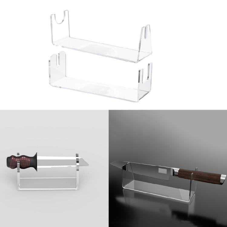 Acrylic Knife Display Stand Knife Collection Display Rack Holder for Single