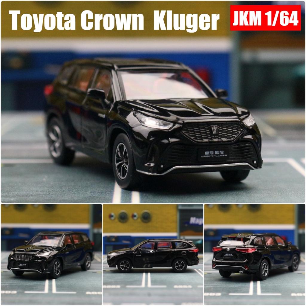 1/64 TOYOTA Crown Kluger Hibrid Miniatűr Modell JKM Prémium SUV Játékautó Jármű Szabadon Futó Diecast Ötvözet Gyűjtemény Ajándék