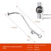1Pcs Large Flow 2/3 Hole High Pressure Sprayer Nozzle Stainless Steel Sprayer Wand Nozzle Water-Saving Electric Atomizer Nozzle