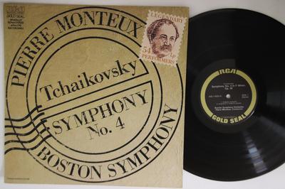 LP Record PIERRE MONTEUX/BOSTON SYMPHONY - Tchaikovsky/Sumphony No.4 AGLI5254 RCA 1984 US Classical Used