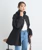 Music Drawstring Black [Earth & Ecology] Outerwear, Mid-Length Hoodie, Women's,
