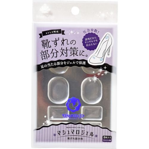 

Actica Blister Prevention Clear Gel Pads for Partial Use, Pinpoint Pressure and Friction Areas, Cushion Marshmallow Gel, Women s, Clear, Free Size