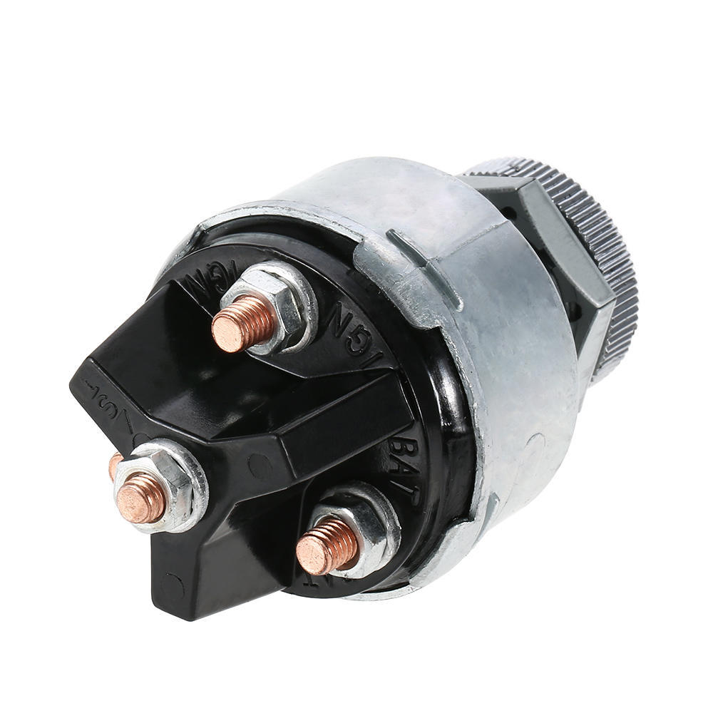 Universal Tändningslås Tändningscylinder Strömbrytare Lås med 2 nycklar för Bil Traktor Trailer