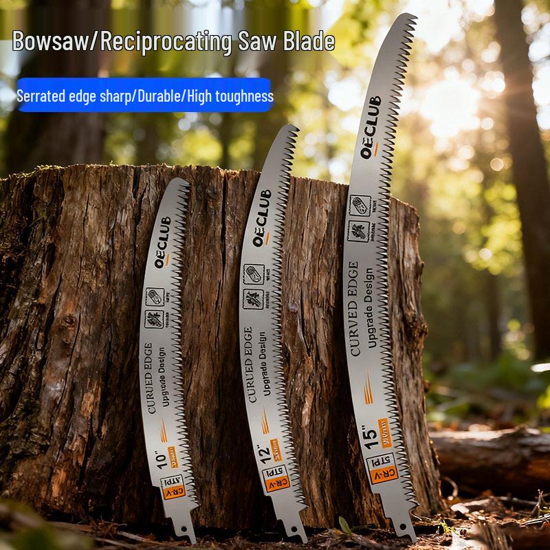 Universal Extended Reciprocating Saw Blade for Woodworking and Branch Cutting