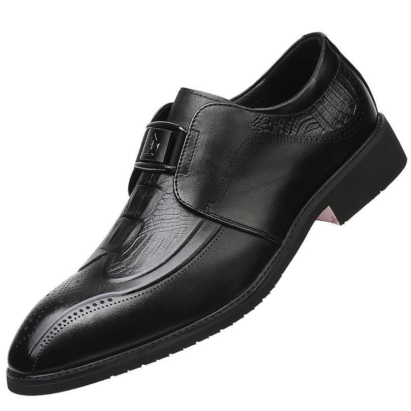 

Роскошные мужские повседневные туфли из натуральной кожи с рисунком под крокодила, мокасины ручной работы для отдыха и прогулок, высококачественная обувь 44 чёрный