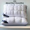 Neck Support Sleeping Pillow 5-Star Hotel Quality Deep Sleep White Satin Cover Bed Pillow Home Bedroom Decor Accessories Supplie
