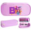 Kpop Demon Hunter Children Pencil Box Cartoon letter Student School Supplies Stationery Kids Penbag Pencilcase Kawaii Boys Gift