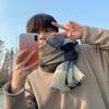Men's Winter Scarf Birthday Gift for Boyfriend Korean Style Versatile Couple Young Men Neck Warmer