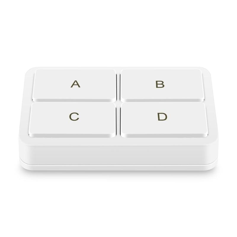 Wireless Button 4 Way Switchs Button for ZigBee Scene Wall Switchs for Tuya Automation Scene Controllers