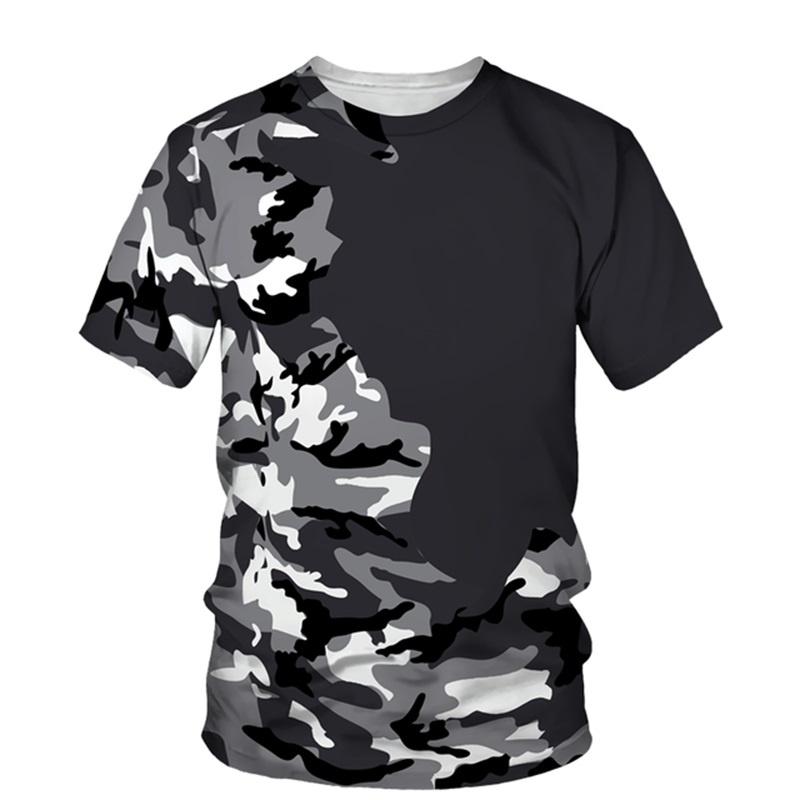 Summer Men Camouflage Clothing 3D Print Sodiers Tactical T Shirt For Military Fans Jungle Sea Tees Shirts Casual Streetwear Tops