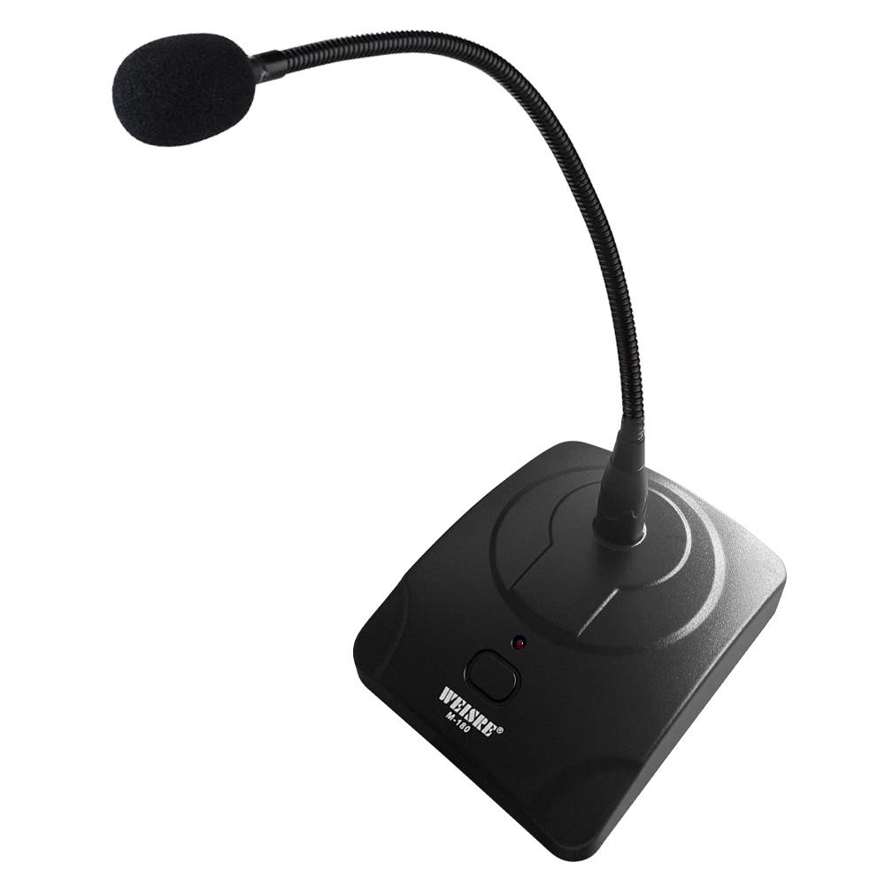 WEISRE Professional Wired Desktop Condenser Microphone Cardioid with 10ft XLR To 1 4