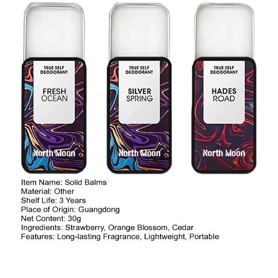 30g Adult Non-irritating Fragrances Portable Increase Happiness Perfume Solid Body Balms Appointments