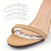 2pcs Non-slip Insoles Sticker For High Heels, Sandals Self-adhesive Forefoot Pad For Women