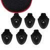 Andux Long Neck Golf Hybrid Club Head Covers with Replaceable Number Tags, Set of 4 (Red)