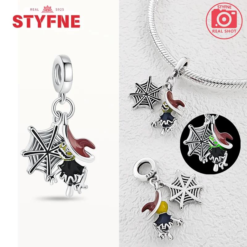 Copperluminous Pumpkin Skull Beads Charm Diy Halloween Series Suitable For Original Bracelet For Women Jewelry