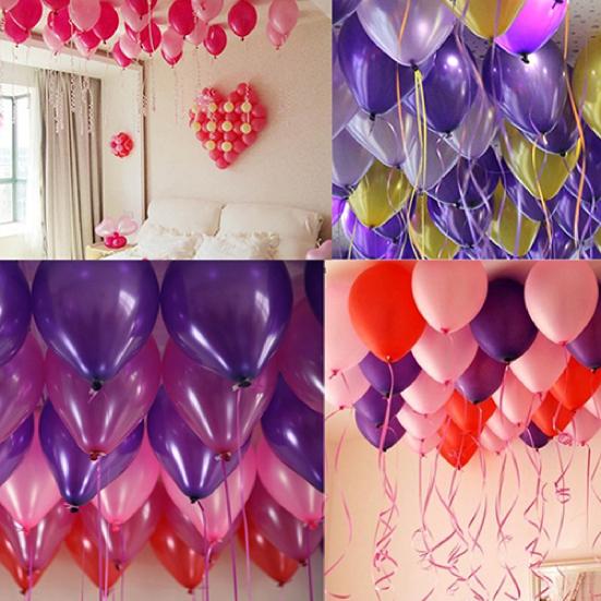 6Pcs/Lot Foil Balloon Ribbon Rope Strap Wedding Gift Birthday Party Decor Tools