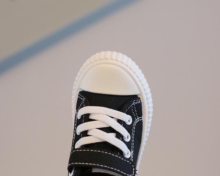2025 Spring/Autumn Kids' High-Top Canvas Shoes - Non-slip Casual Sneakers for Boys & Girls