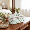 Polka Dot/Striped Women's Cosmetic Bag Vintage Travel Cosmetic Case  Makeup Accessory