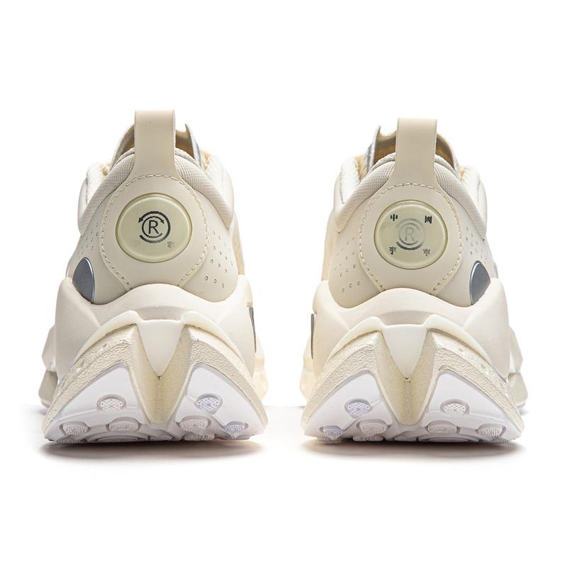 Li Ning Absolute Shadow CRC Reflective Lightweight High Resilience Trendy Sports Casual Shoes Women Casual Shoes Light-Ancient-Yellow AZGU042-1
