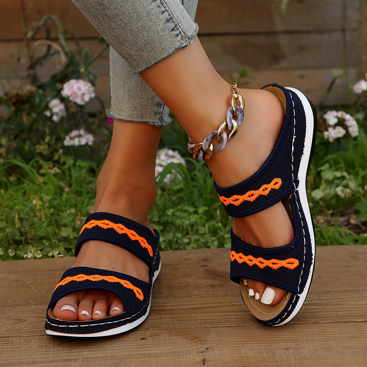 

Женские сандалии, ортопедические тапочки, летняя обувь 44 синий