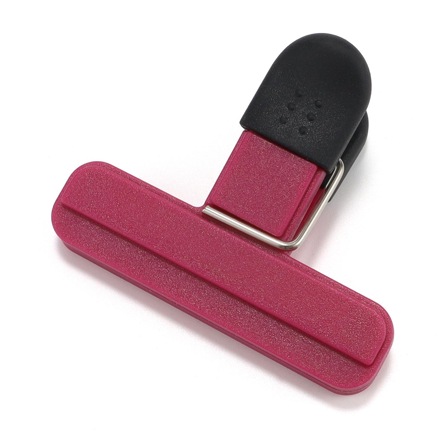 

1 шт., большой/маленький уплотнительный зажим для пластикового пакета, портативный уплотнительный зажим для консервации пищевых продуктов, уплотнительный зажим для сумки для закусок, пластиковый зажим для упаковки чая small красный