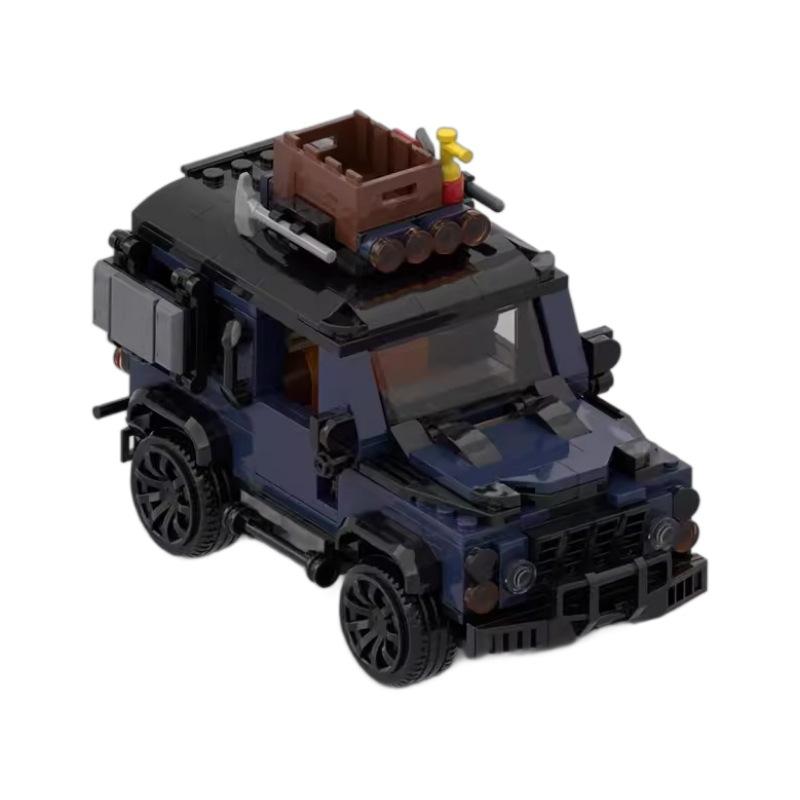 Compatible With Building Blocks MOC Speed Series 8 Grid Car Recorder And Guard Boy Assembled Vehicle Gift
