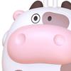 Cartoon Animal Hanging Neck Fan with Lanyard Battery Powered Bladeless USB Rechargeable Handheld Personal Neck Fan Cute