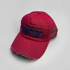 Personalized Street American Embroidery Letter Baseball Cap Men'S And Women'S Shade Ripped Wind Retro Cap