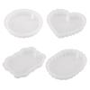 Round Oval Heart Listing Mold Epoxy Silicone Mold Jewelry Casting DIY Crafts