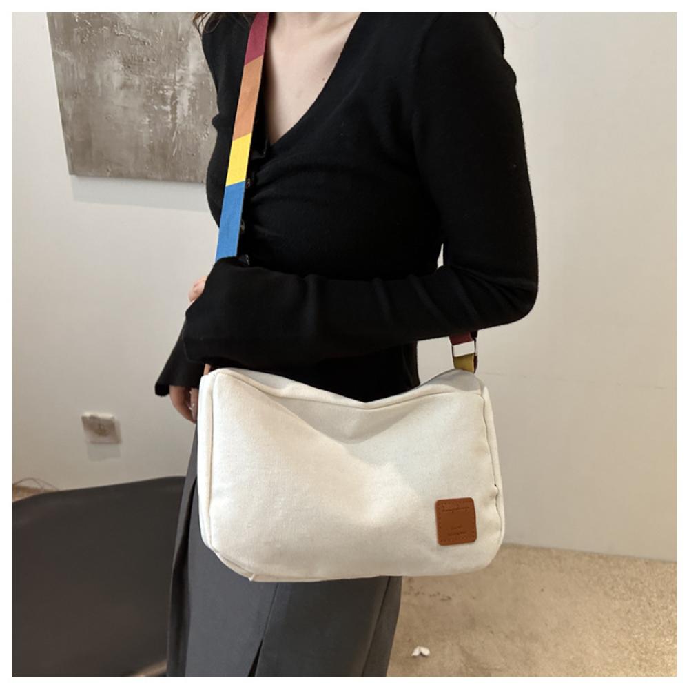 Crossbody Bag Spacious Fashi Messenger Bag Large Capacity Tote Sporty Korean Bag For Shopping Traveling Daily Use
