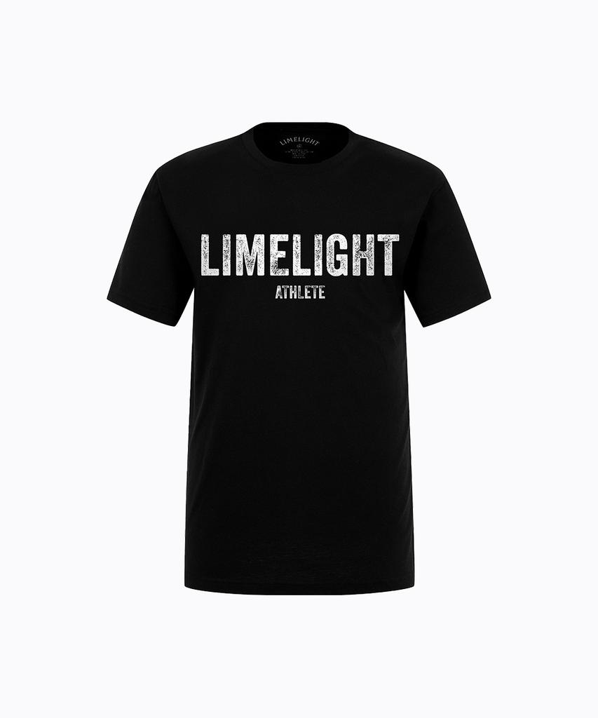 LIMELIGHT APPAREL Athlete Military T-Shirt (Black/White)
